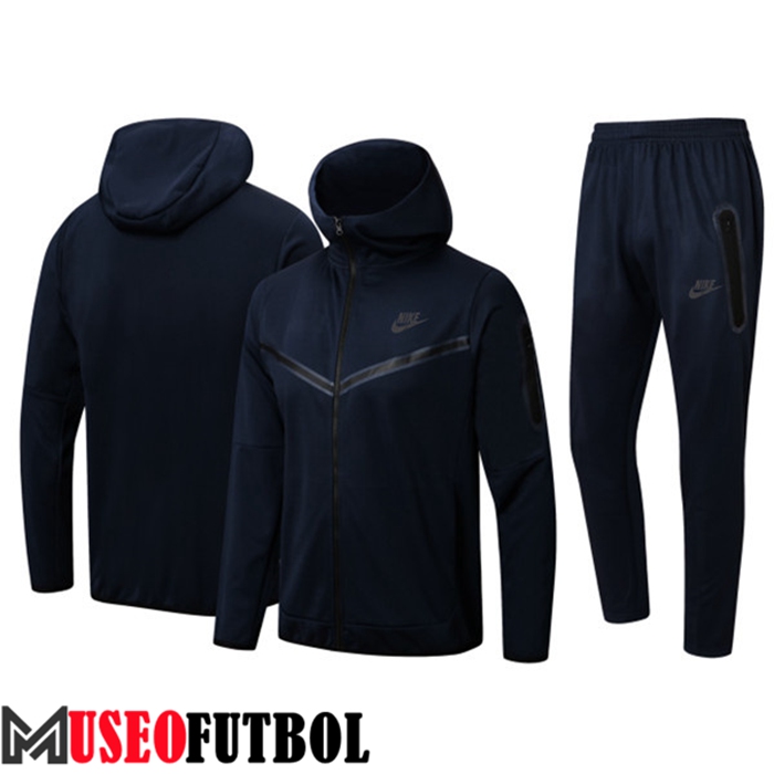 Chaqueta Con Capucha Chandal Futbol Nike Azul Marin 2022/2023