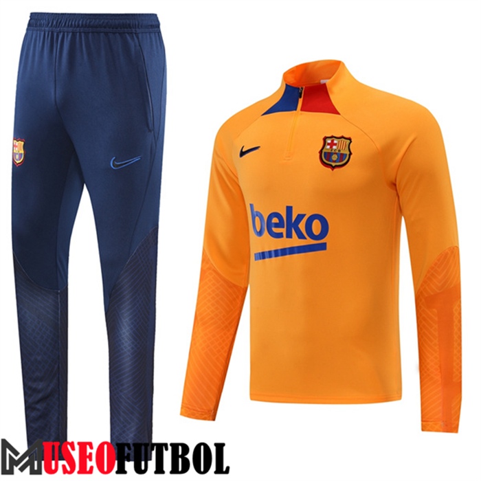 Chandal Equipos De Futbol FC Barcelona Naranja 2022/2023