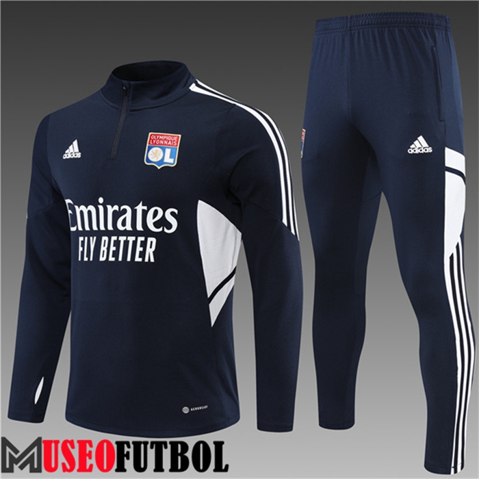 Chandal Equipos De Futbol Lyon Ninos Azul Marin 2022/2023