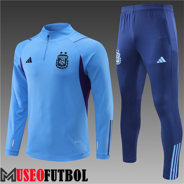 Chandal Equipos De Futbol Argentina Ninos Azul Claro 2022/2023