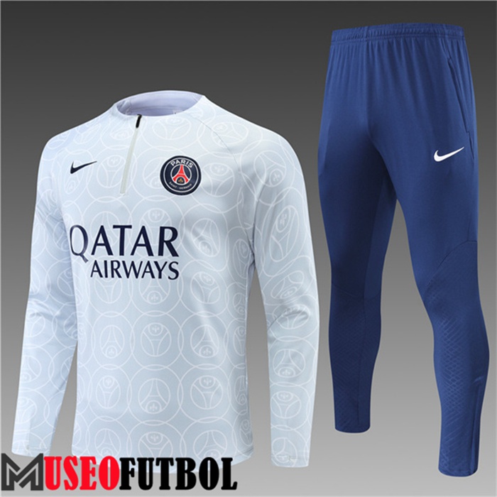 Chandal Equipos De Futbol PSG Ninos Blanco/Gris 2022/2023