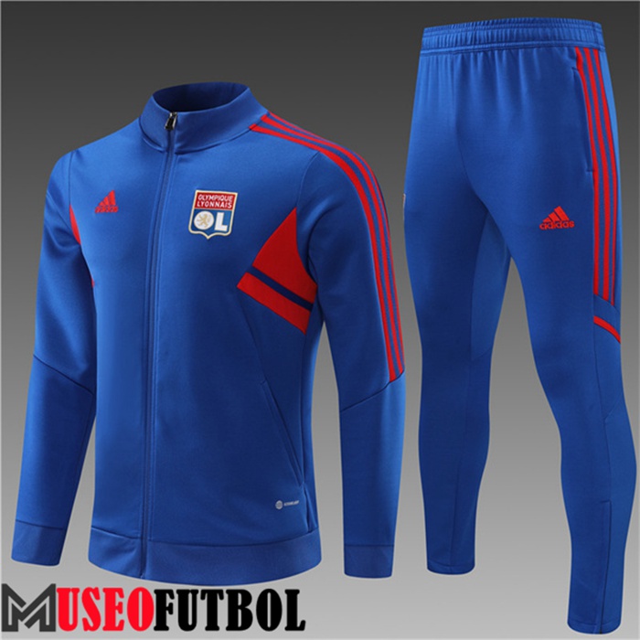 Chandal Futbol - Chaqueta Lyon Ninos Azul 2022/2023