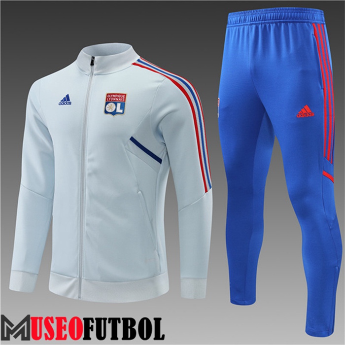 Chandal Futbol - Chaqueta Lyon Ninos Gris 2022/2023