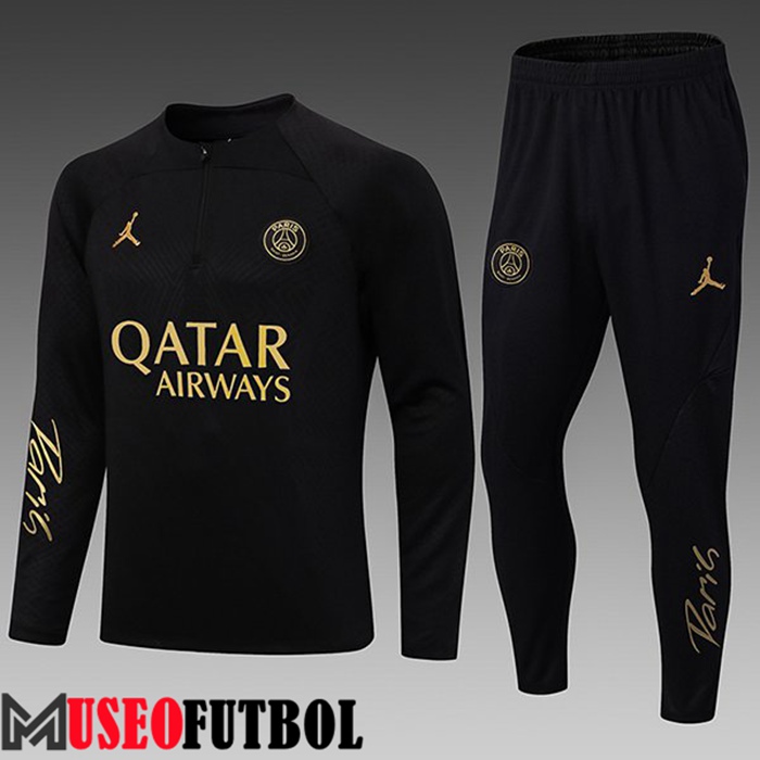 Chandal Equipos De Futbol Jordan PSG Ninos Negro 2022/2023