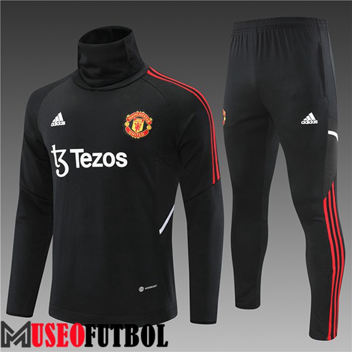 Chandal Equipos De Futbol Manchester United Ninos Negro 2022/2023