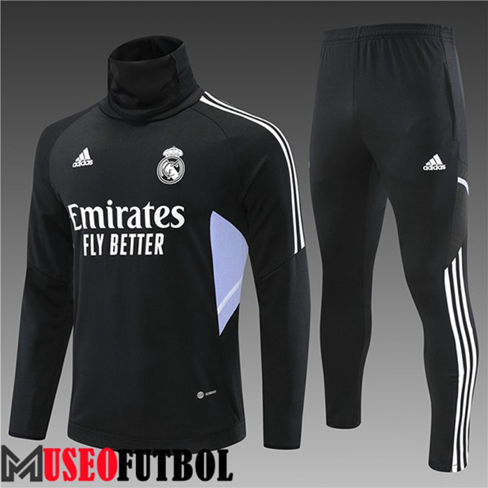 Chandal Equipos De Futbol Real Madrid Ninos Negro 2022/2023