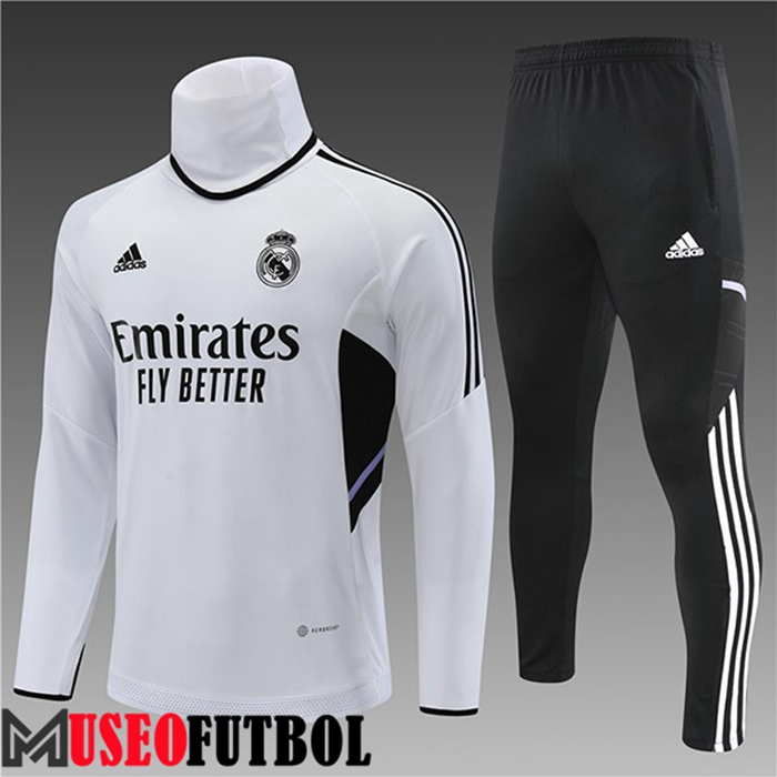 Chandal Equipos De Futbol Real Madrid Ninos Blanco 2022/2023