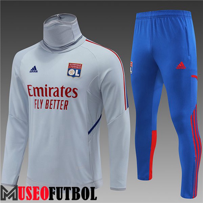 Chandal Equipos De Futbol lyon Ninos Col Haut Gris Claire 2022/2023