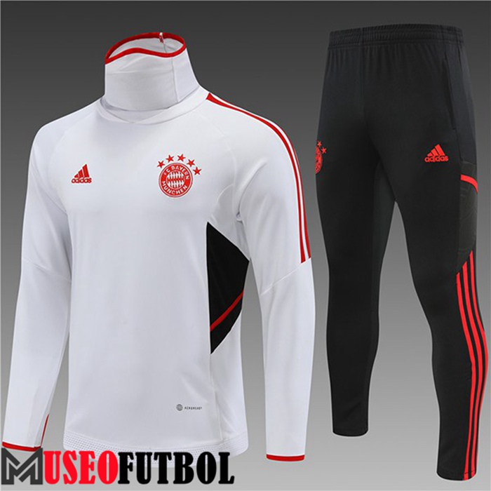 Chandal Equipos De Futbol Bayern Munich Ninos Col Haut Blanco 2022/2023