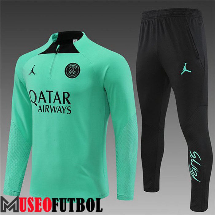 Chandal Equipos De Futbol Jordan PSG Ninos Verde Claire 2022/2023