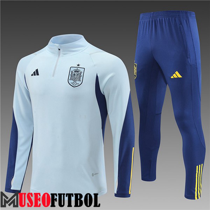 Chandal Equipos De Futbol España Ninos Azul Claro 2022/2023