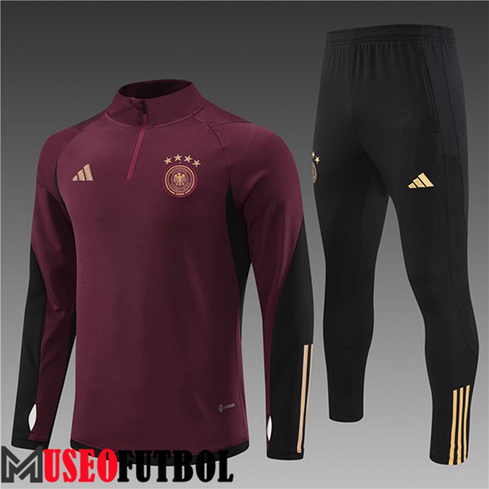 Chandal Equipos De Futbol Alemania Ninos Rojo Oscuro 2022/2023