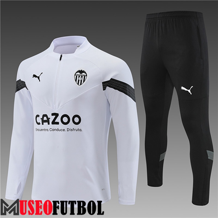 Chandal Equipos De Futbol Valencia Ninos Blanco 2022/2023