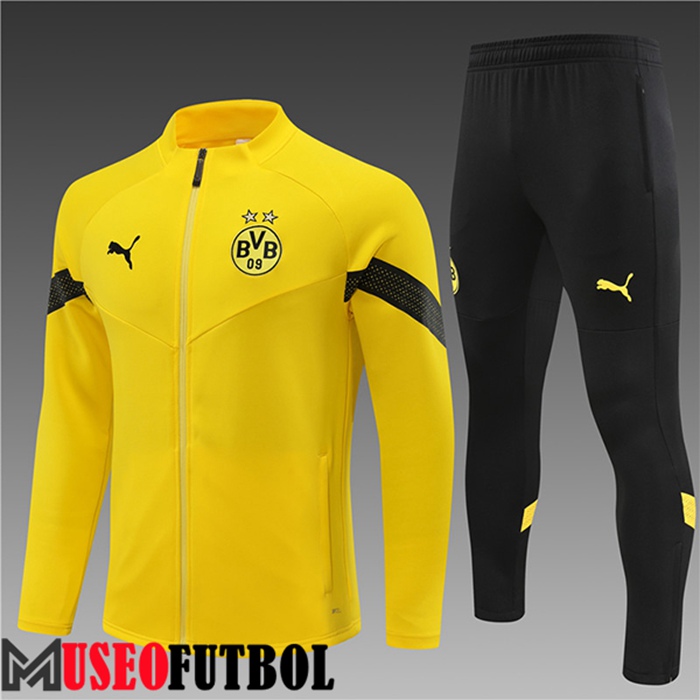 Chandal Futbol - Chaqueta Dortmund Ninos Amarillo 2022/2023