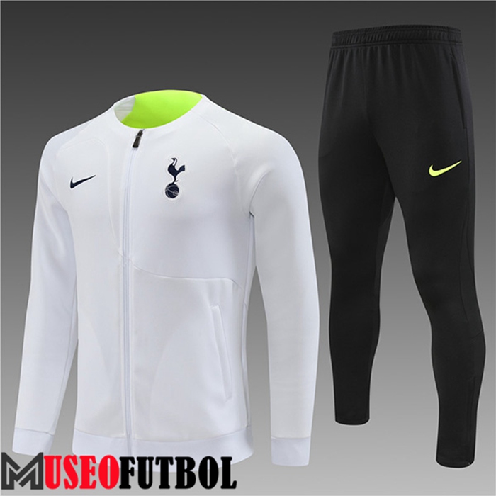 Chandal Futbol - Chaqueta Tottenham Hotspurs Ninos Blanco 2022/2023