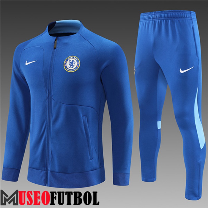 Chandal Futbol - Chaqueta FC Chelsea Ninos Azul 2022/2023