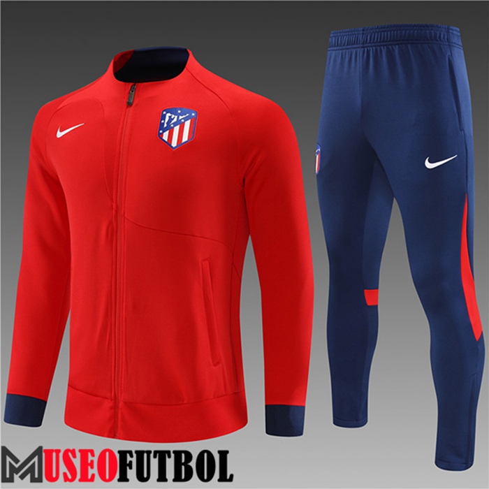 Chandal Futbol - Chaqueta Atletico Madrid Ninos Rojo 2022/2023