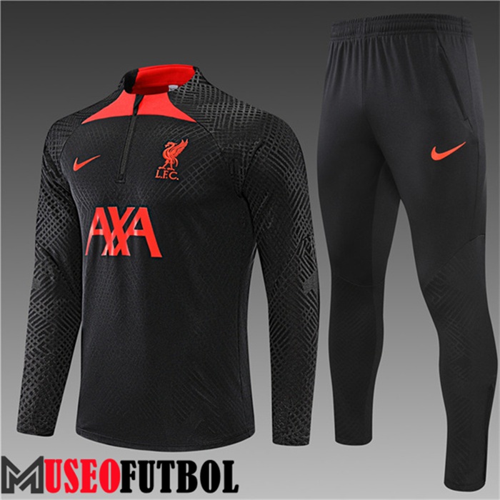 Chandal Equipos De Futbol FC Liverpool Ninos Negro/Rojo 2022/2023