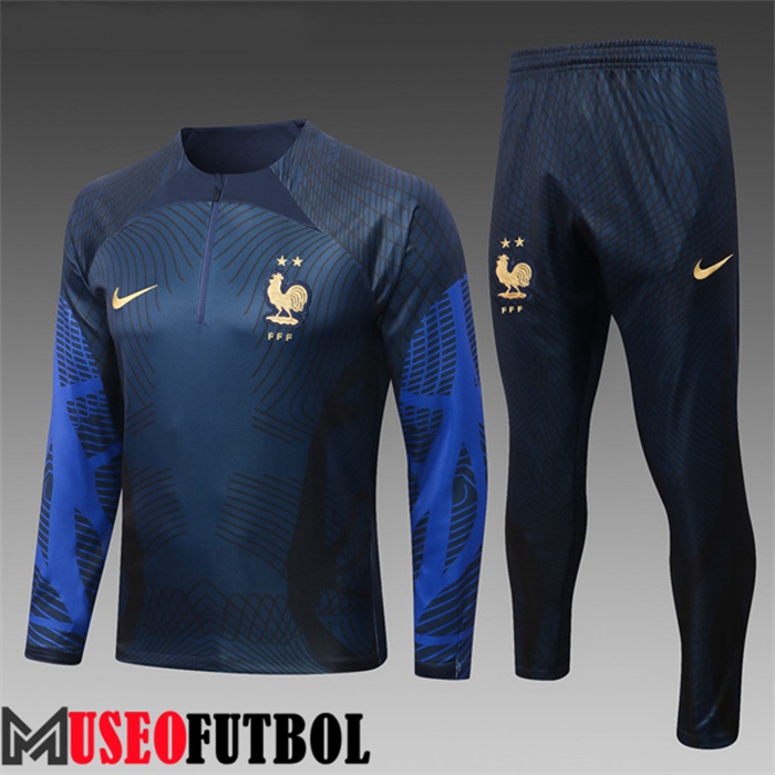 Chandal Equipos De Futbol Francia Ninos Azul Marin 2022/2023