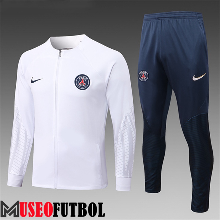 Chandal Futbol - Chaqueta PSG Ninos Blanco 2022/2023