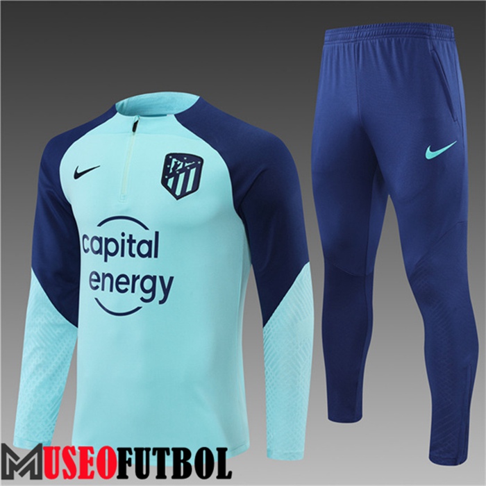 Chandal Equipos De Futbol Atletico Madrid Ninos Azul Claro 2022/2023