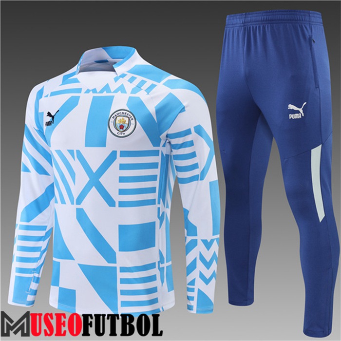 Chandal Equipos De Futbol Manchester City Ninos Azul/Blanco 2022/2023