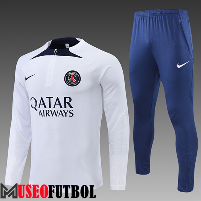 Chandal Equipos De Futbol PSG Ninos Blanco 2022/2023