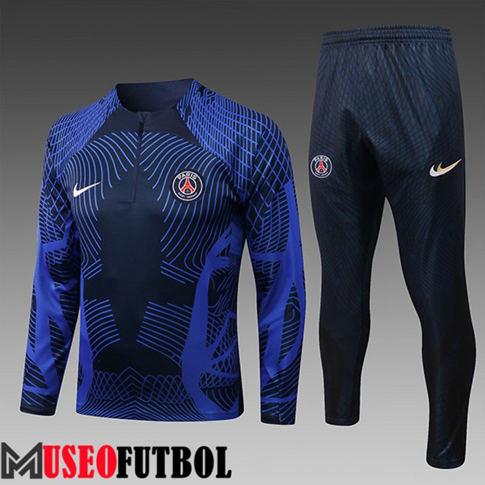 Chandal Equipos De Futbol PSG Ninos Pattern Azul Marin 2022/2023