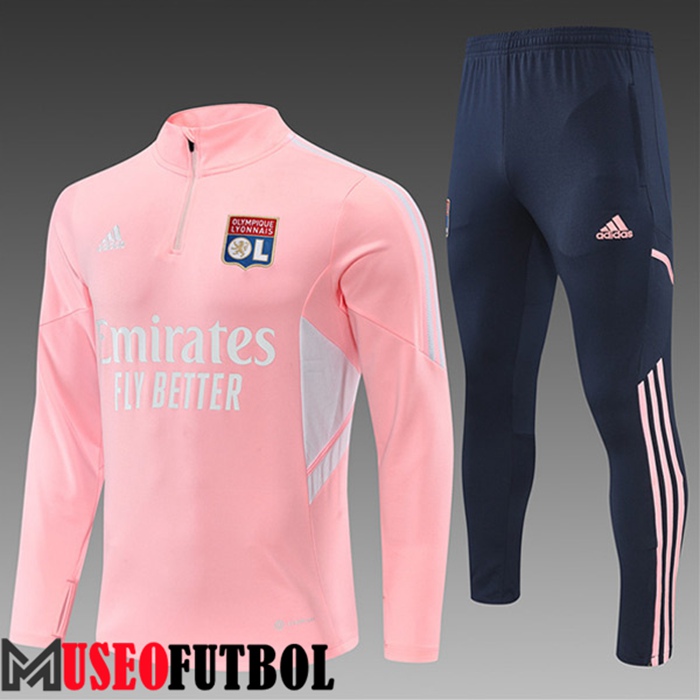 Chandal Equipos De Futbol Lyon Ninos Rosa 2022/2023