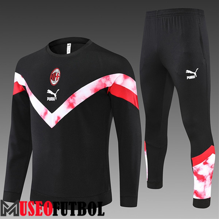 Chandal Equipos De Futbol AC Milan Ninos Negro 2022/2023