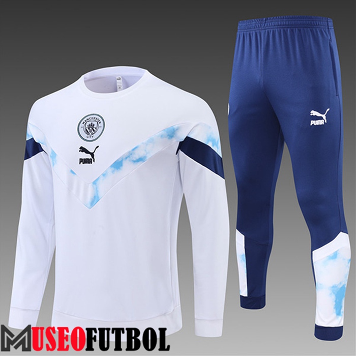 Chandal Equipos De Futbol Manchester City Ninos Blanco 2022/2023