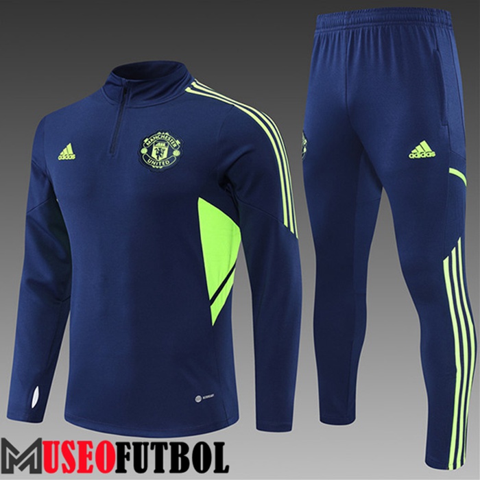 Chandal Equipos De Futbol Manchester United Ninos Azul Marin 2022/2023