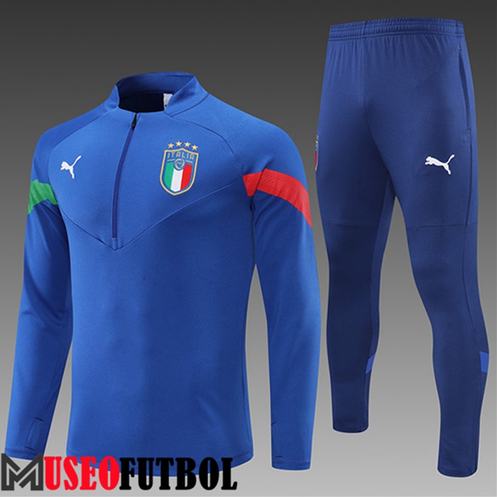 Chandal Equipos De Futbol Italia Ninos Azul 2022/2023