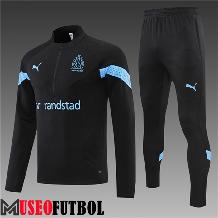 Chandal Equipos De Futbol Marsella Ninos Negro 2022/2023