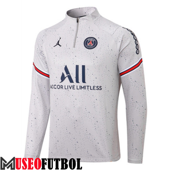 Sudadera De Entrenamiento Jordan PSG Gris 2022/2023