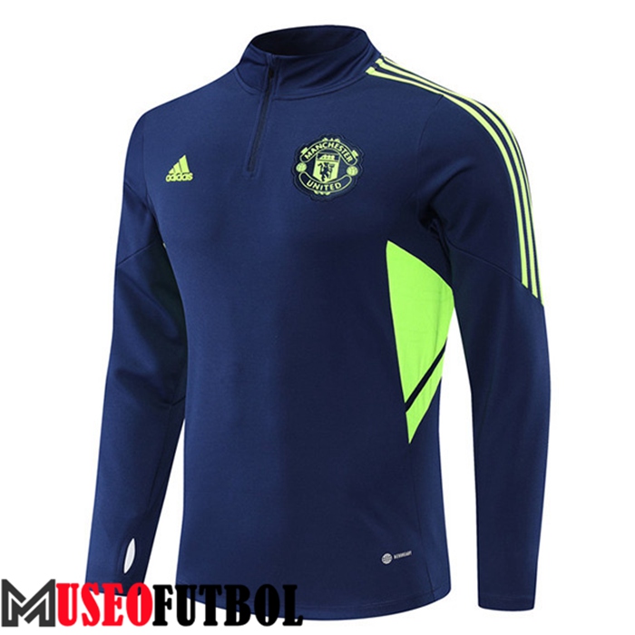 Sudadera De Entrenamiento Manchester United Azul Marin 2022/2023