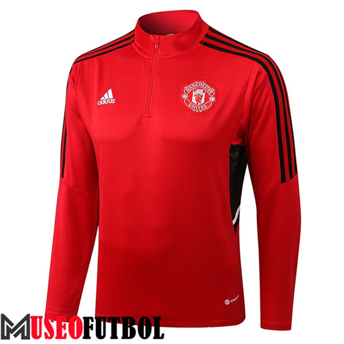 Sudadera De Entrenamiento Manchester United Rojo/Negro 2022/2023