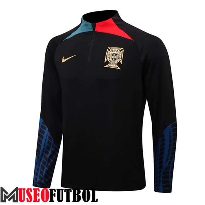 Sudadera De Entrenamiento Portugal Negro 2022/2023