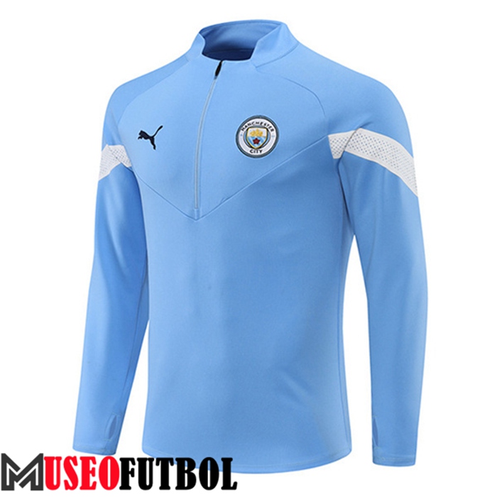 Sudadera De Entrenamiento Manchester City Azul 2022/2023