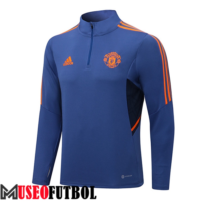 Sudadera De Entrenamiento Manchester United Azul 2022/2023