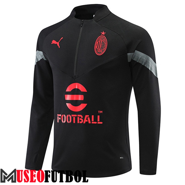 Sudadera De Entrenamiento AC Milan Negro 2022/2023