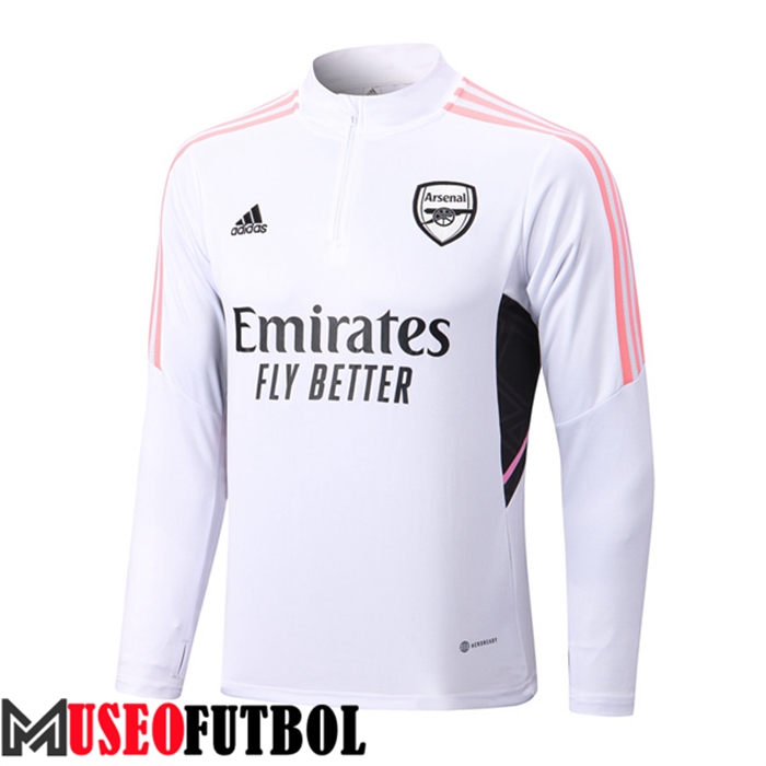 Sudadera De Entrenamiento Arsenal Blanco 2022/2023