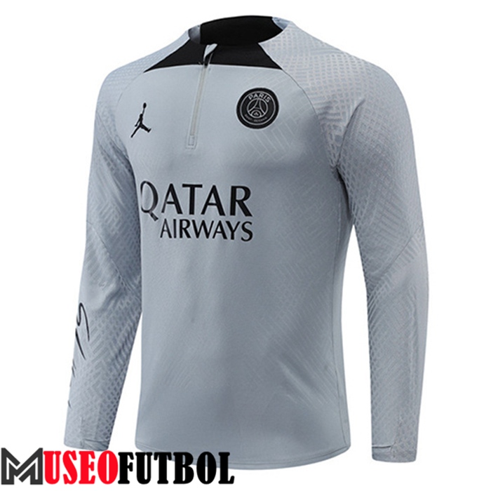 Sudadera De Entrenamiento Jordan PSG Gris 2022/2023