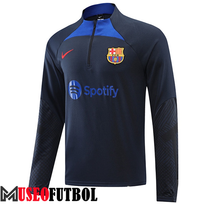 Sudadera De Entrenamiento FC Barcelona Azul Marin 2022/2023