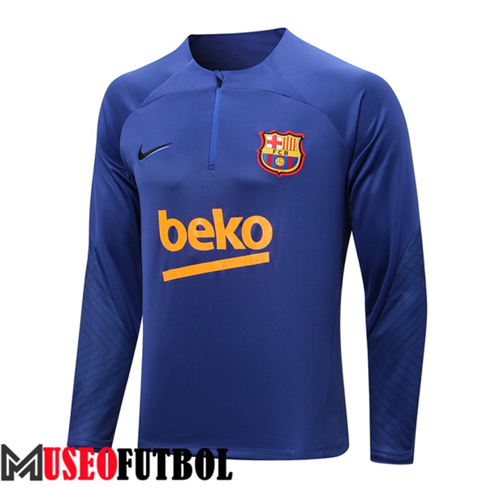 Sudadera De Entrenamiento FC Barcelona Azul 2022/2023