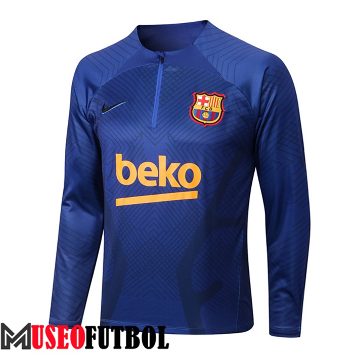 Sudadera De Entrenamiento FC Barcelona Azul/Negro 2022/2023