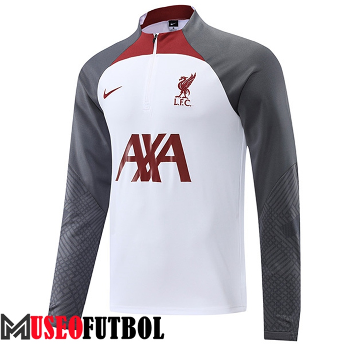 Sudadera De Entrenamiento FC Liverpool Blanco 2022/2023