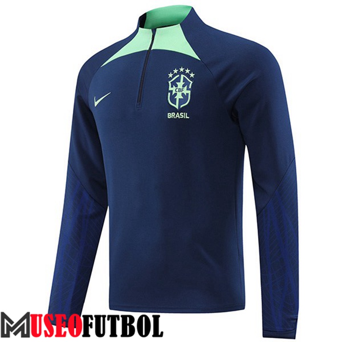 Sudadera De Entrenamiento Brasil Azul Marins 2022/2023