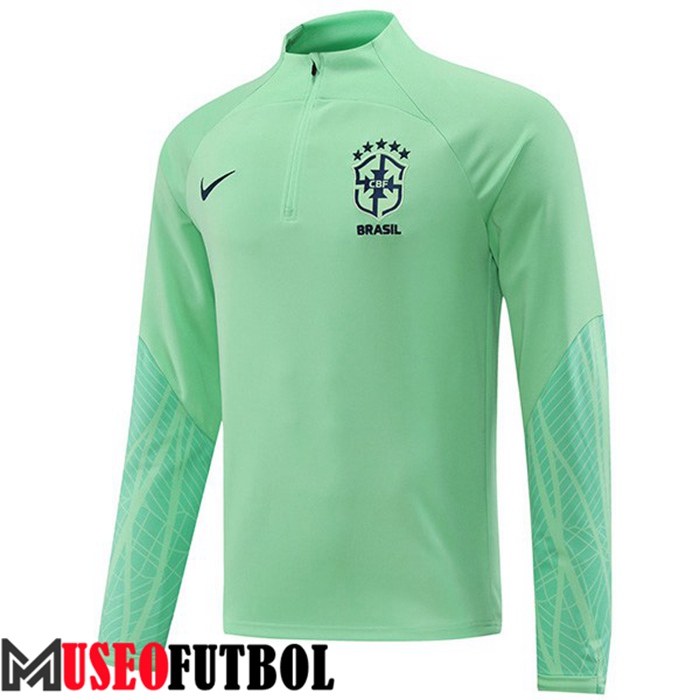 Sudadera De Entrenamiento Brasil Verde 2022/2023