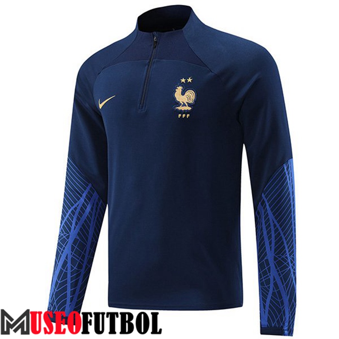 Sudadera De Entrenamiento Francia Azul Marins 2022/2023